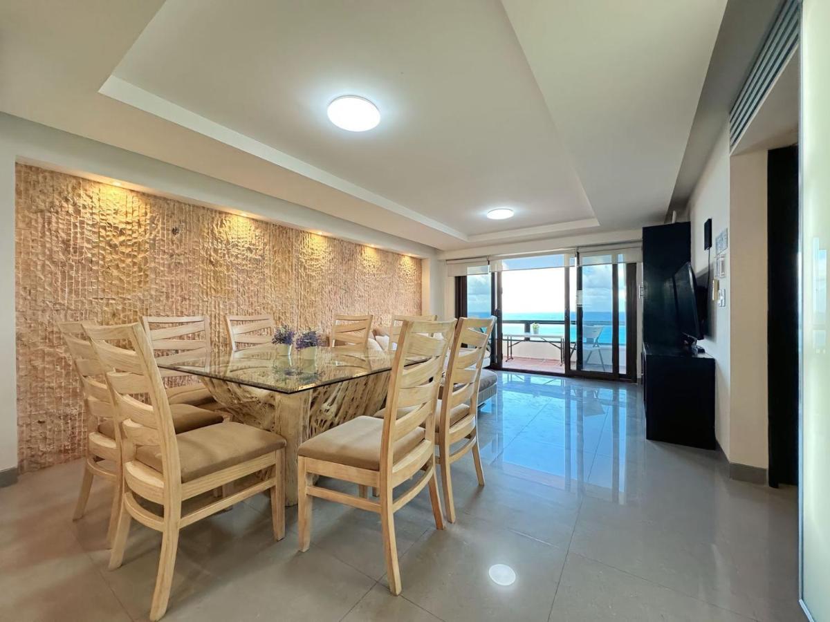 Amazing Beachfront Apartment Канкун Экстерьер фото