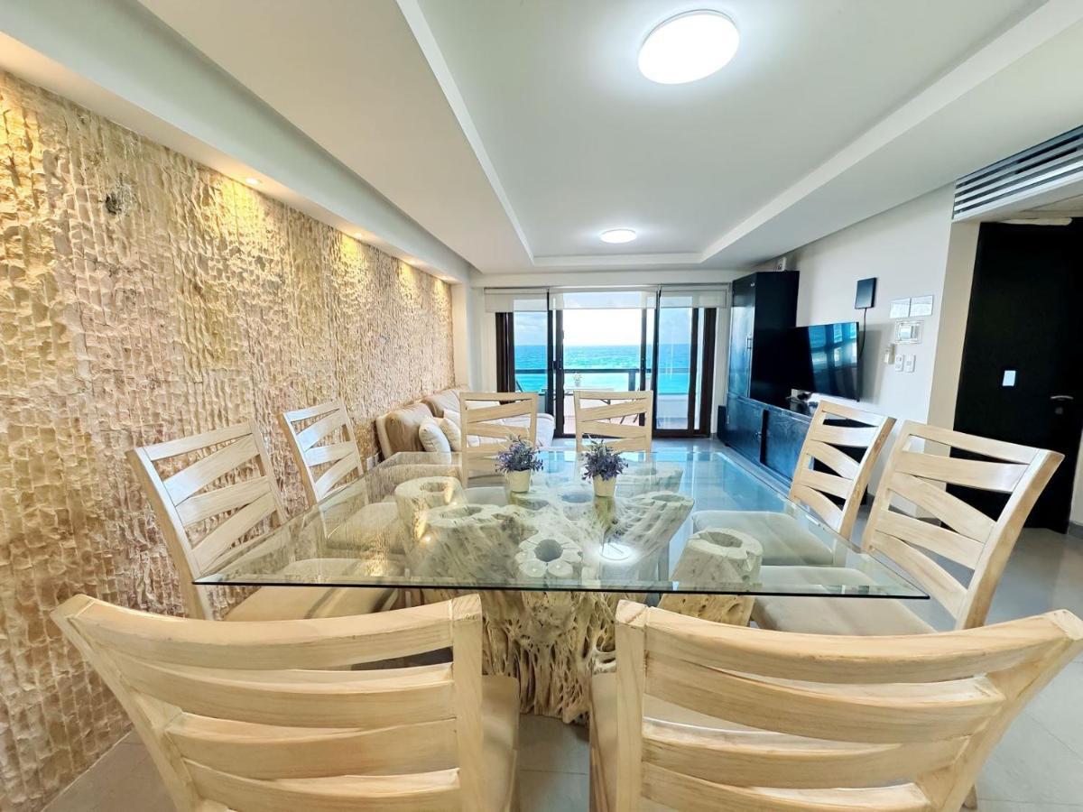 Amazing Beachfront Apartment Канкун Экстерьер фото